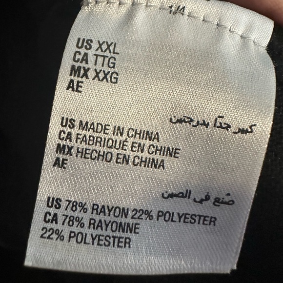 JM Collection Open Front Black Cardigan Size XXL Whimsigoth Normcore Fall - Picture 4 of 8